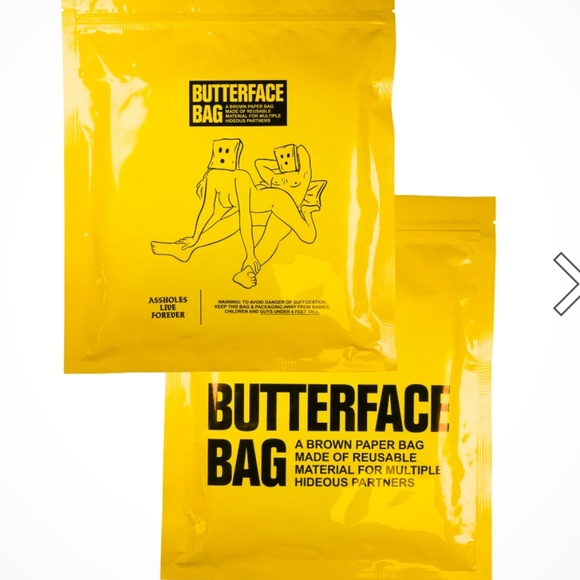 Butterface Bag Recycled Paper bag For Multiple Hideous Partners ALF Approved - Picture 1 of 2